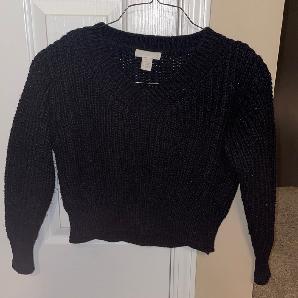 H&M XS Black Sweater (WORN ONCE)